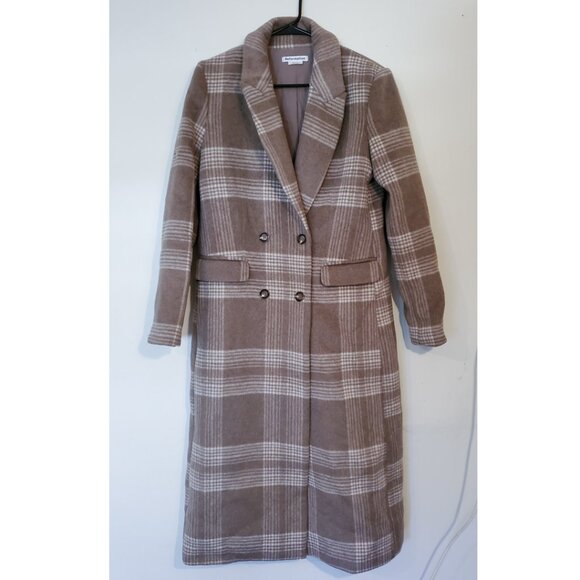 Reformation York Double Breasted Wool Blend Coat - Picture 1 of 10
